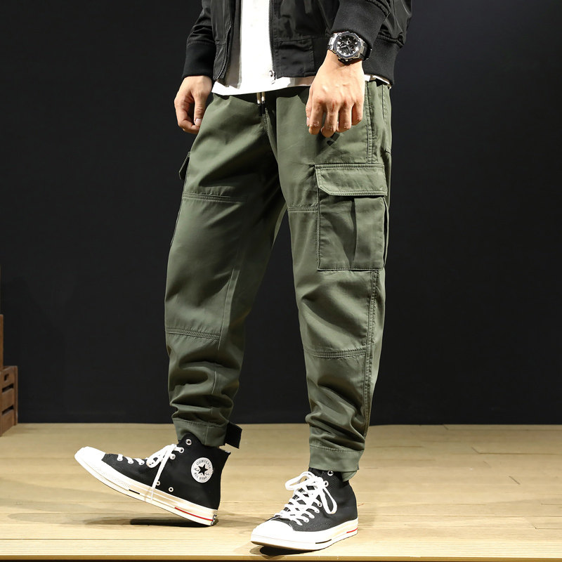 束脚潮牌ins宽松潮流百搭工装裤 酷依潮人休闲裤