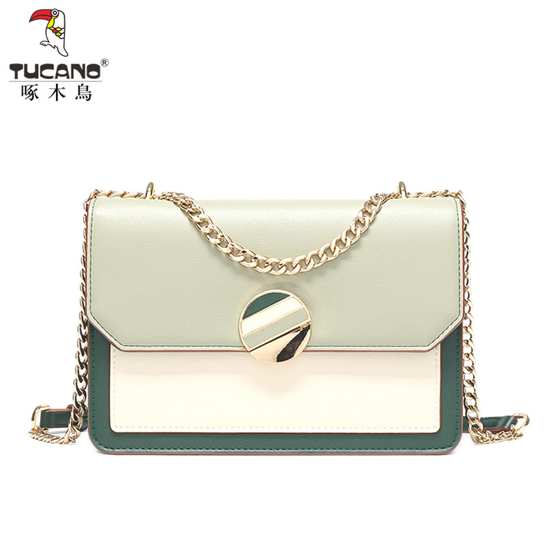 啄木鸟女士2020新款单肩小众斜挎包 啄木鸟凌鼎女士包袋