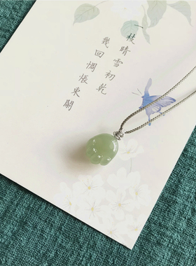 和田玉猫爪吊坠和田玉可爱迷你