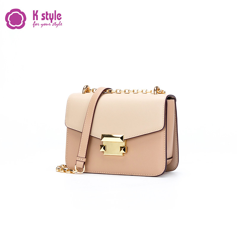 高级感真皮小方包2020新款链条包包 kstyle女士包袋