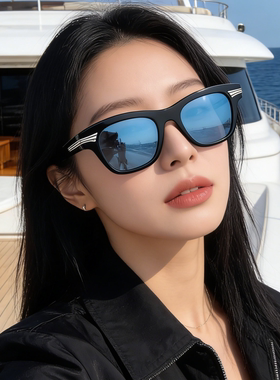 日本手制8mm偏光UV400近视墨镜