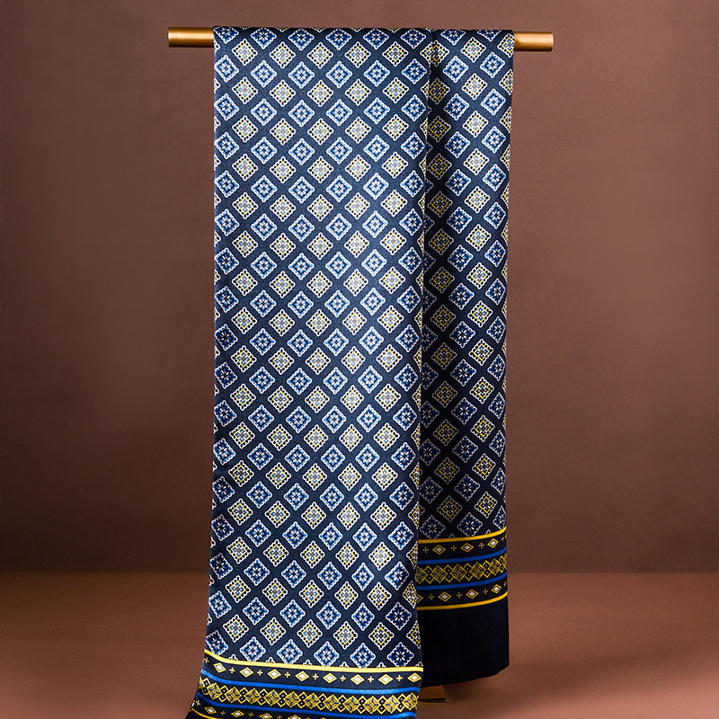 桑蚕丝高档男士丝巾真丝围巾春秋冬季中国风长条商务男朋友送礼盒,淘宝优惠券,粉丝福利购,淘宝优惠卷