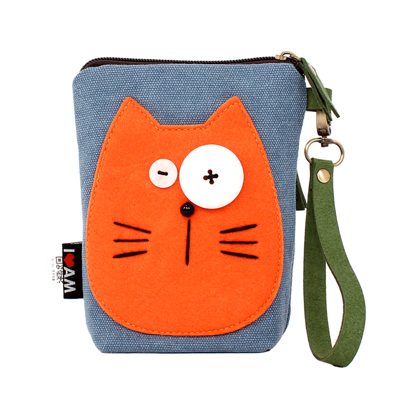 三色补丁手提包女2020新款零钱包 三色补丁手机包