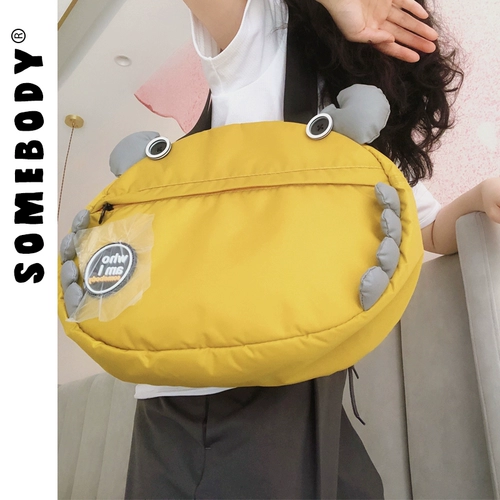 三色补丁 Летняя сумка через плечо, универсальная милая льняная сумка, сумка на одно плечо, коллекция 2022, подходит для студента