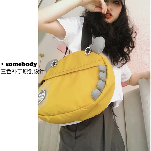 三色补丁 Летняя сумка через плечо, универсальная милая льняная сумка, сумка на одно плечо, коллекция 2022, подходит для студента