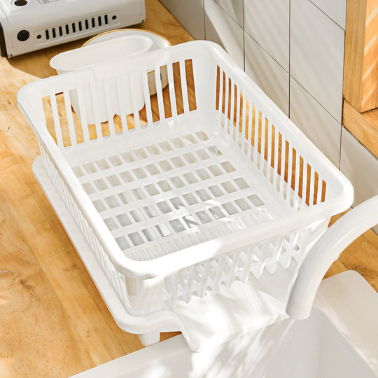 Tableware storage box drain dish rack