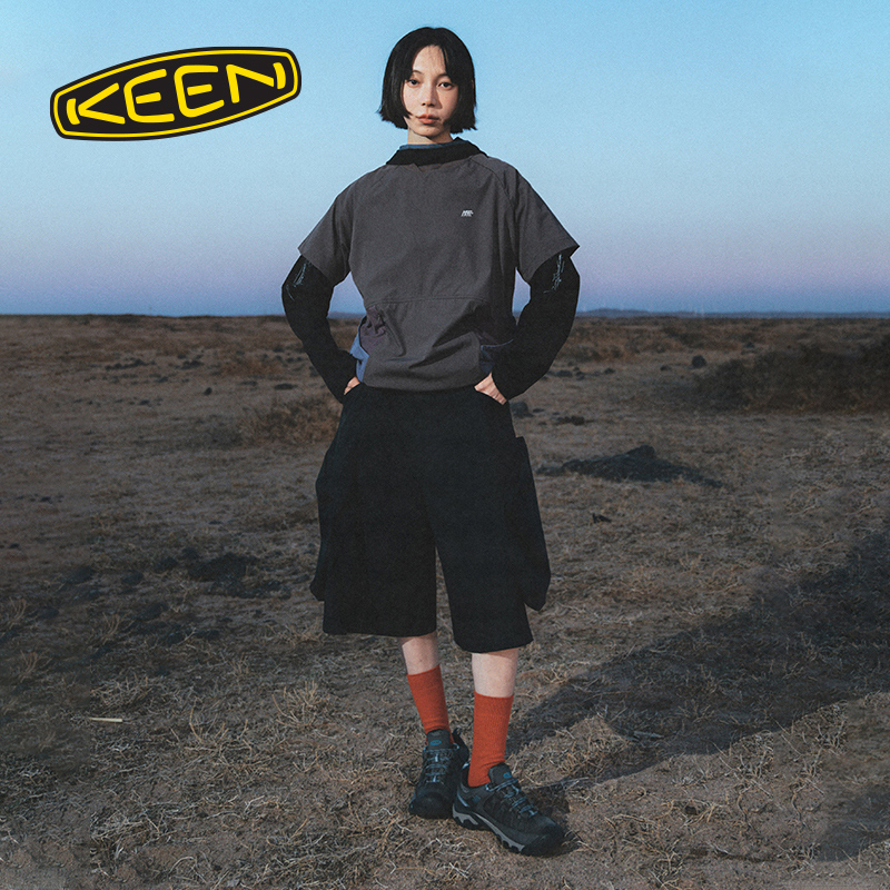 KEEN官方TARGHEE III WP“踏极”男女户外防水徒步登山鞋 - 图0