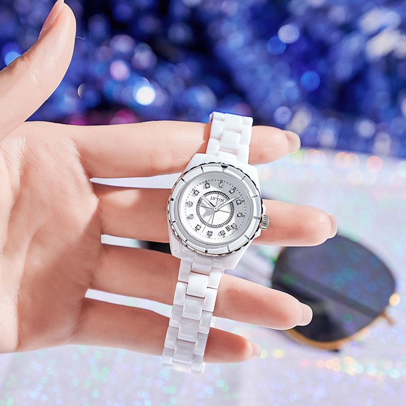 正品瑞士阿玛妮女士十大2021年女表 绿茵手表国产腕表