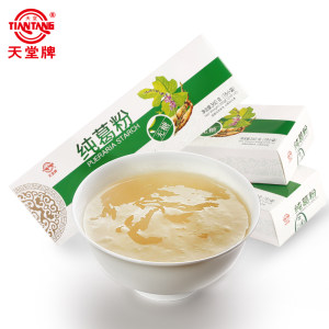 天堂牌纯葛粉360gx3盒(54小袋)无糖粉粉食品易冲泡营养早餐代餐粉