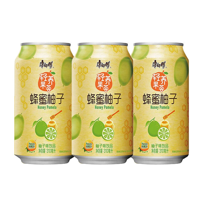 康师傅蜂蜜柚子果汁饮品*茶饮料 宇博伟承食品果味/风味饮料