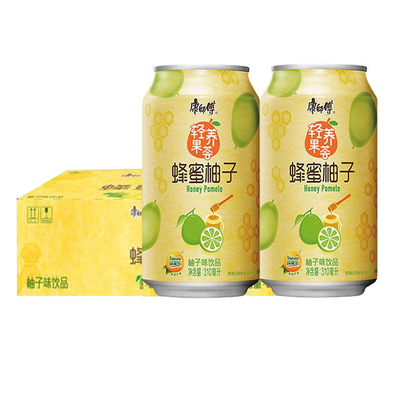 康师傅蜂蜜柚子果汁饮品*茶饮料 宇博伟承食品果味/风味饮料