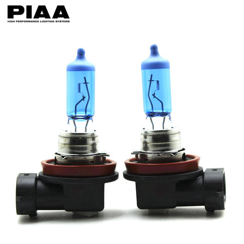 PIAA 汽车卤素增亮灯H-617 H8 35W 4250K 银白光 雾灯天使眼升级 - 图0
