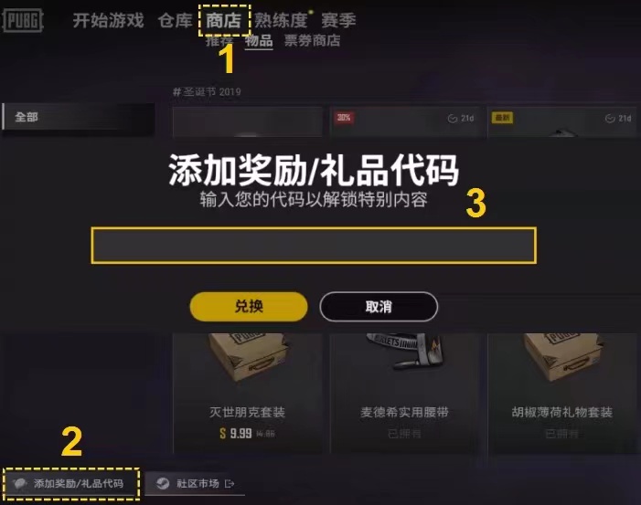 PUBG绝地求生吃鸡G币点券商城G-COIN金币充值全区通用 兑换码 CDK - 图1