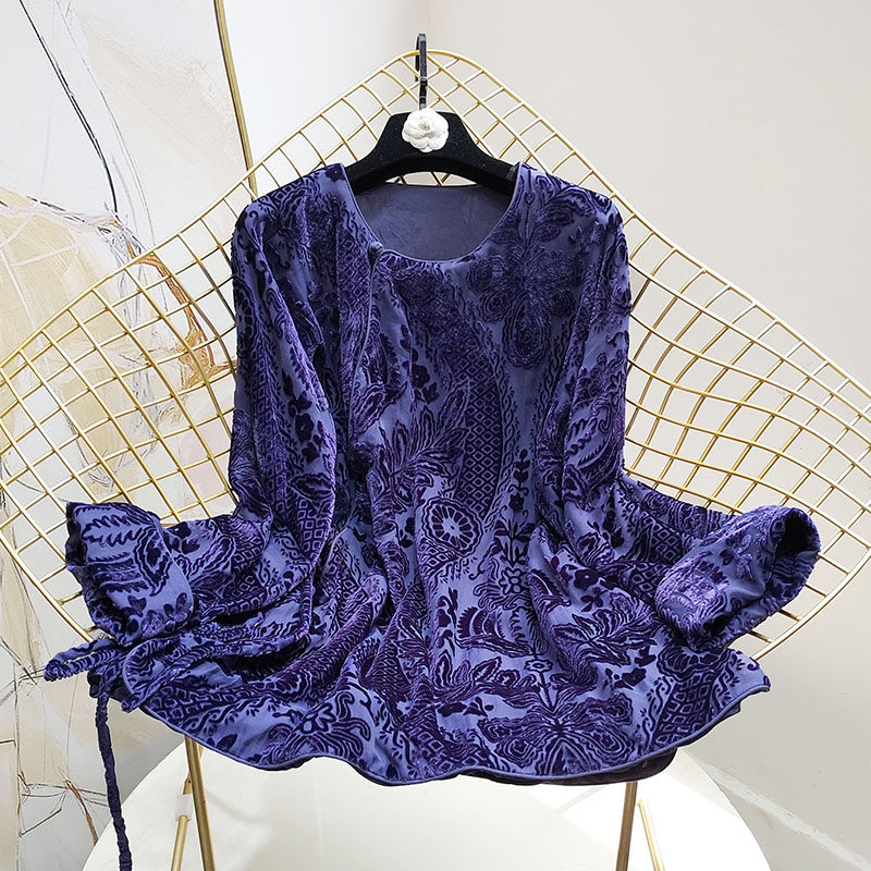 改良新中式气质百搭中国风系带衬衫 优格王妃上衣