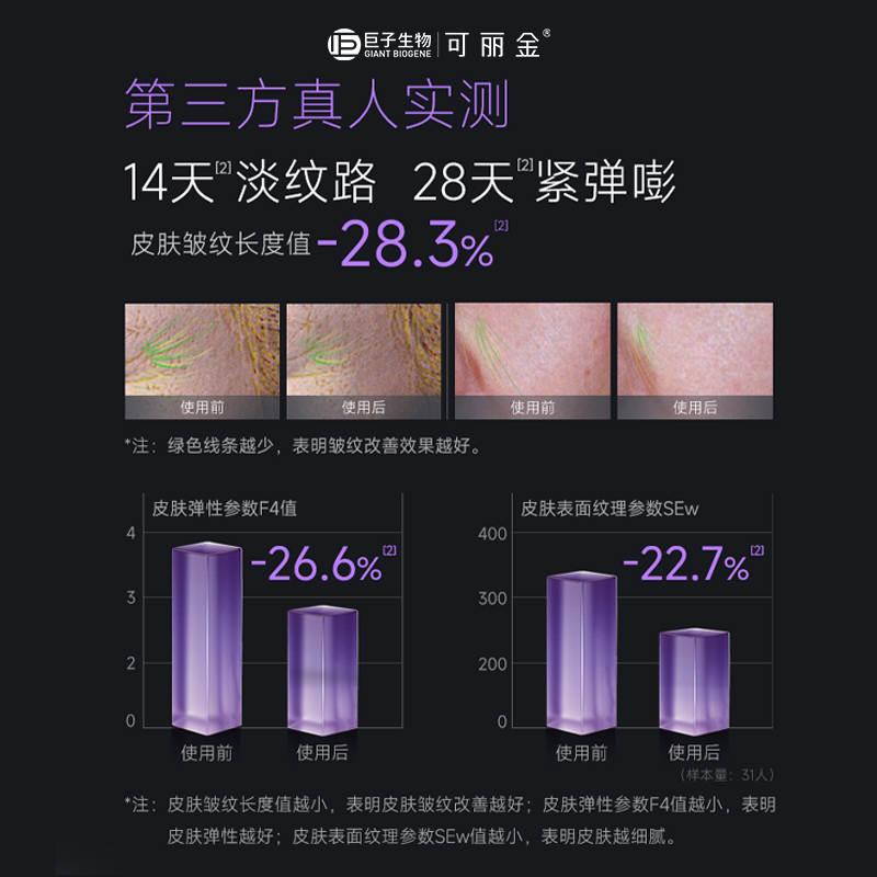 可丽金嘭嘭次抛胶原蛋白敏感肌抗皱紧致保湿精华