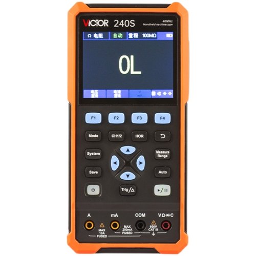 胜利VC240S/VC2102S手持数字示波器彩屏二合一便携小型示波万能表 - 图3
