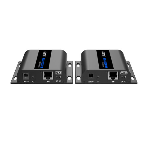 朗强LKV383/LCN6383PRO HDMI延长器局域网传输信号单网线转rj45一对多可过交换机双绞线传输器网络传输支持4k - 图0