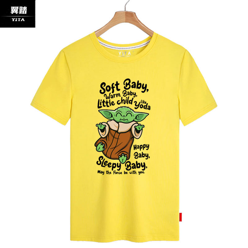 尤达宝宝曼达洛人大师星球大战短袖 翼踏服饰T恤