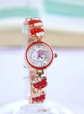 儿童时尚风学生石英表手链