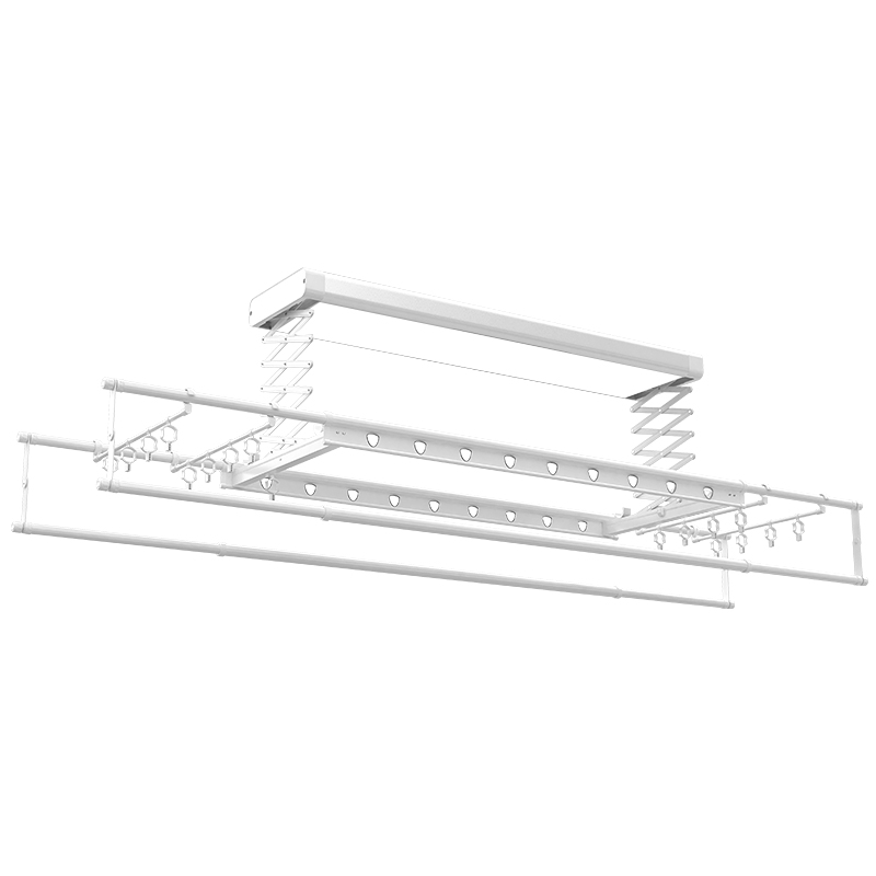 电动晾衣架遥控智能烘干家用阳台升降凉衣架自动晾晒杆机小爱语音-图3