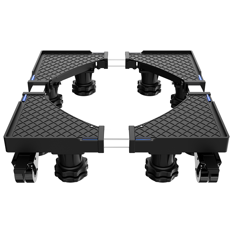 通用洗衣机底座滚筒波轮移动万向轮加高置物架冰箱垫高可调节支架 - 图3
