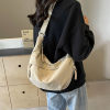 Crossbody bag with large capacity simple casual Korean style cloth bag