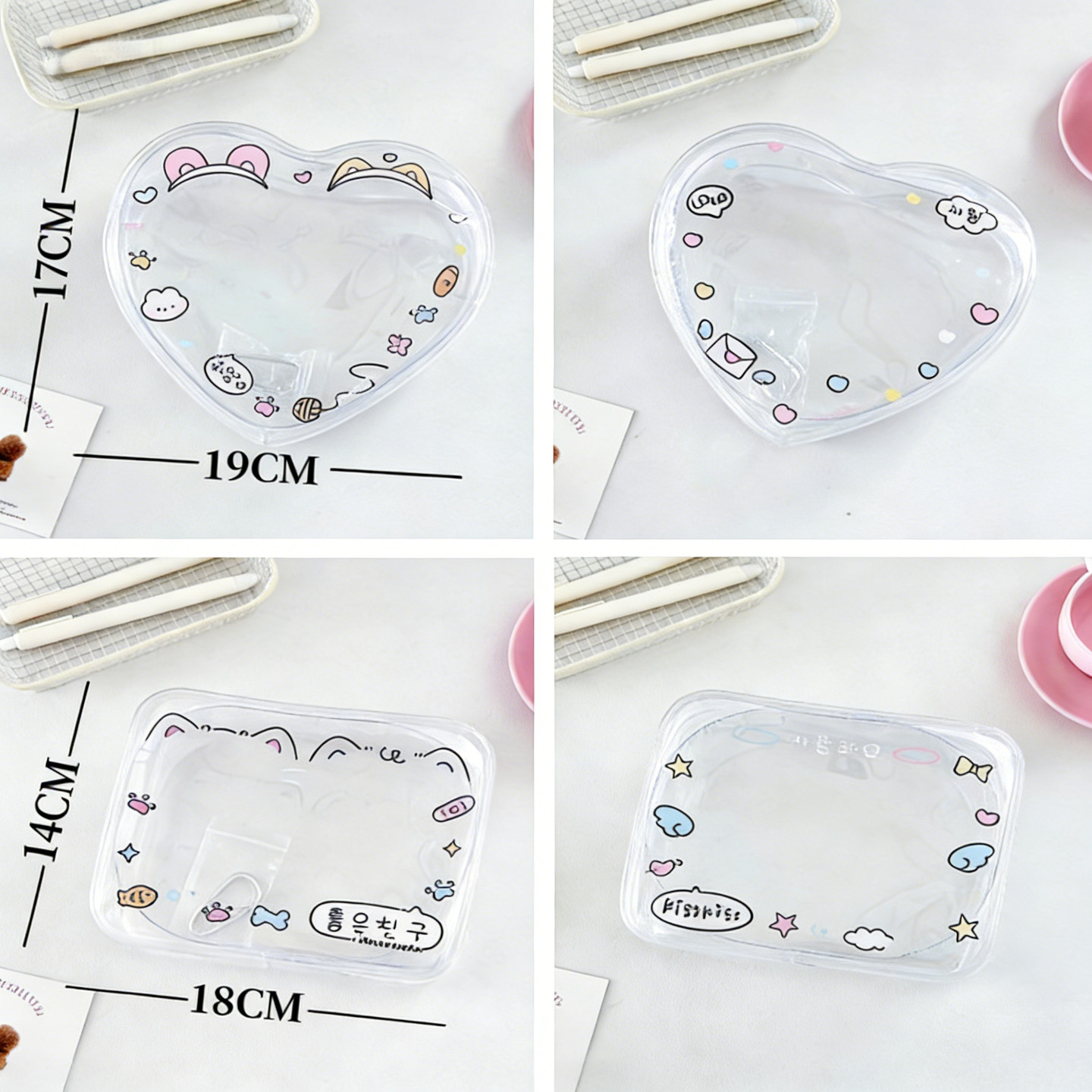 10cm娃包双人心形娃包可爱透明外出晒娃包涂鸦保护套收纳包防尘袋,淘宝优惠券,粉丝福利购,淘宝优惠卷