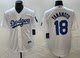 LA Dodgers洛杉矶道奇队棒球服18号Yamamoto山本由伸球衣比赛服男