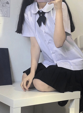泰国校服领结jk纯色哑光十字交叉