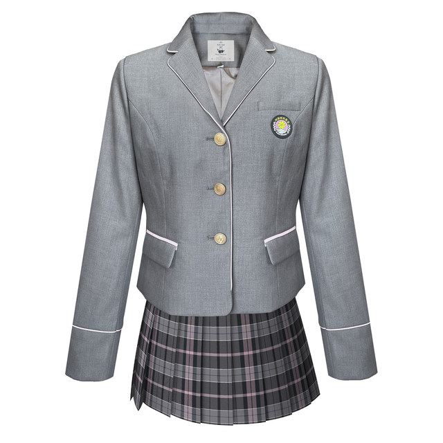 Cherizijk Suwondo original uniform women's gray pink Korean suit jacket new waist slimming suit