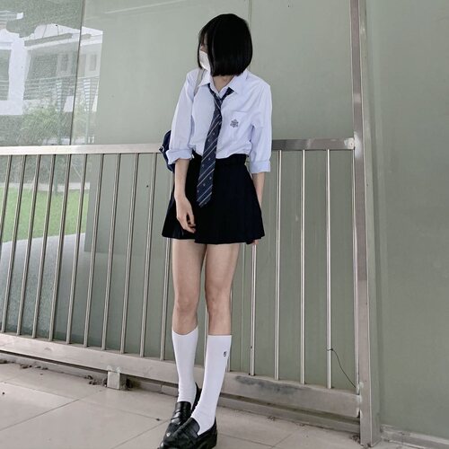车厘子jk衬衫原创刺绣百搭日系甜美水色粉色五色短袖长袖衬衣现货 - 图1
