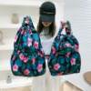 Large drawstring drawstring supermarket shopping bag fashionable backpack foldable portable sports backpack shopping waterproof