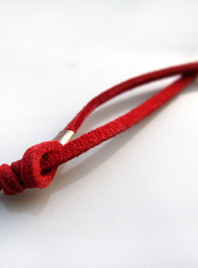 陶瓷饰品红玫瑰吊坠毛衣链