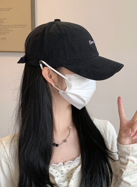 棒球帽出游日系男女春夏字母