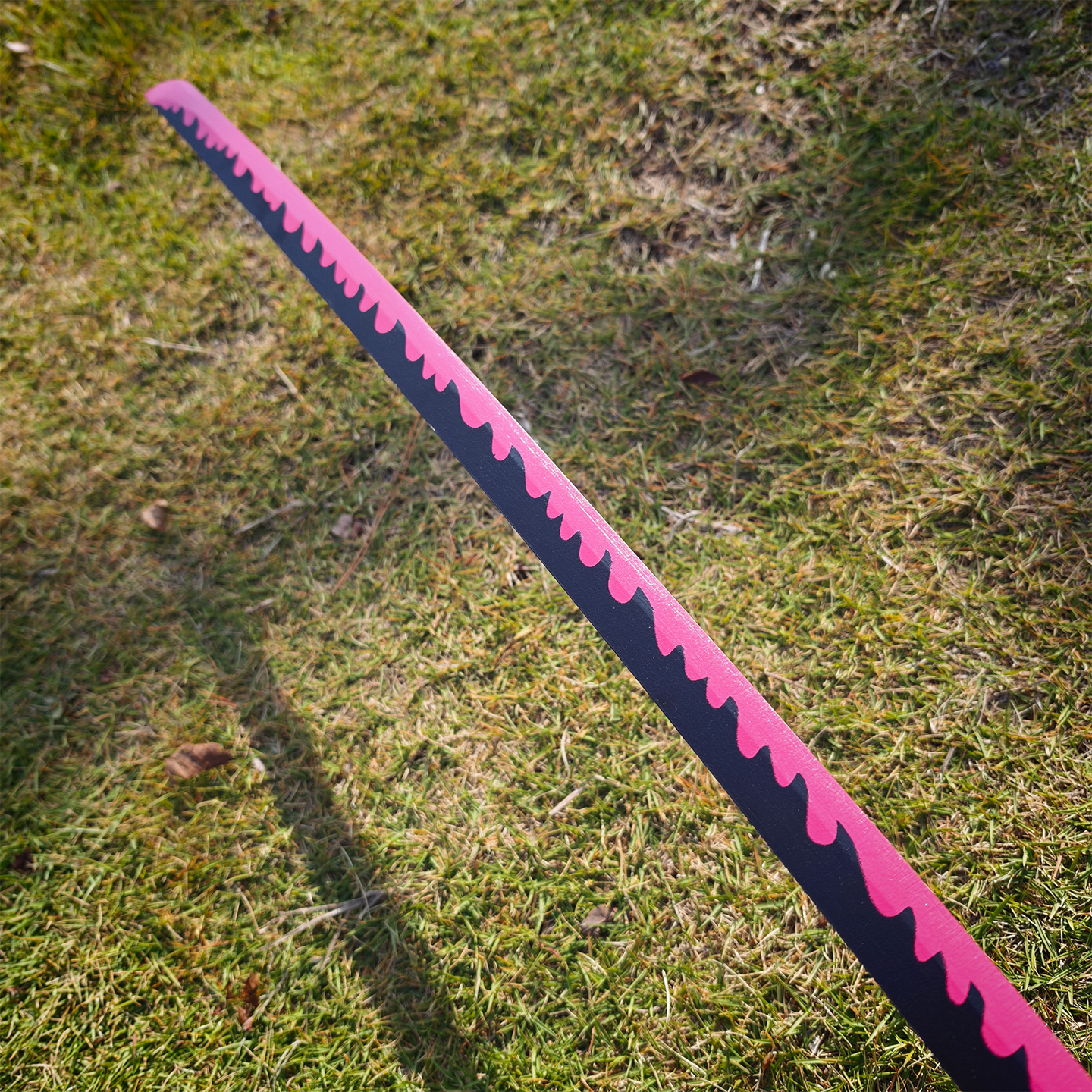 木刀鬼灭之刃甘露寺cos道具刀日轮刀木刀训练拔刀斩动漫武器周边 - 图0