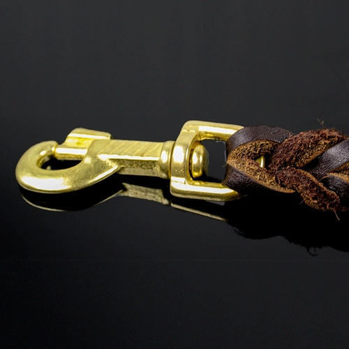 ПЭТ -собака кожаная тяга Golden Hair Dog Большая собака моральная пастырь