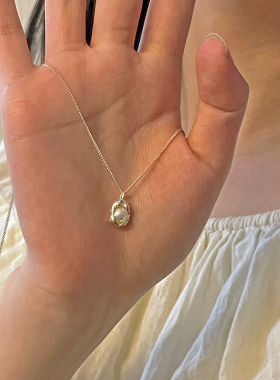 相思豆项链通体s925纯银