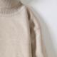 Men's solid color half turtleneck plus fleece sweater