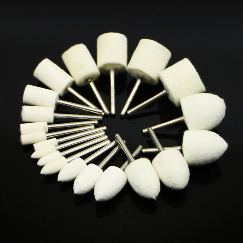 Wool grinding head cylindrical glass mirror