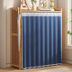 Simple multi-layer cloth curtain shoe rack door door household storage economy large capacity storage dormitory dustproof shoe cabinet