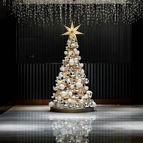 2023 new Christmas decorations Scene arrangements large indoor pendulum Christmas tree packages 3456 7 8 m