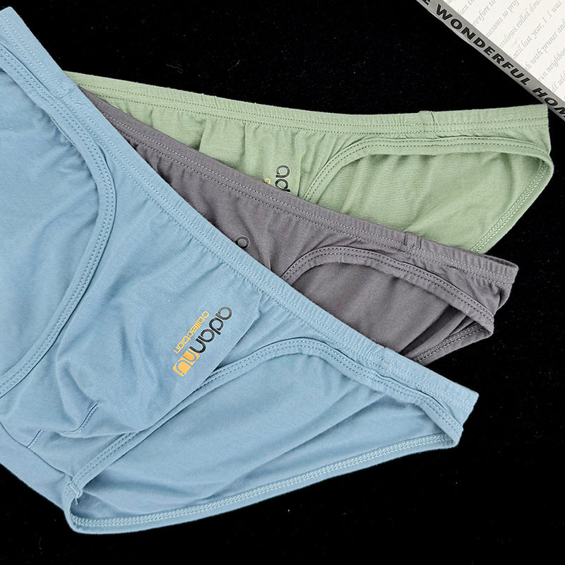 小伟学长性感男士莫代尔内裤低腰运动透气小三角纯色简约三角裤,淘宝优惠券,粉丝福利购,淘宝优惠卷