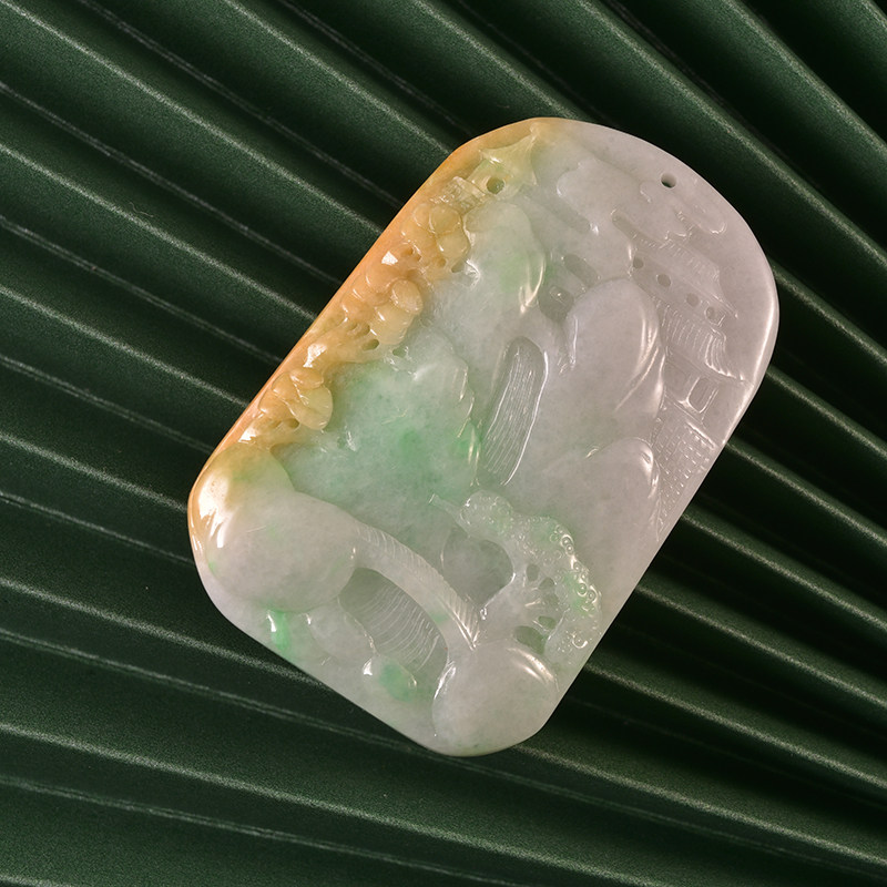 奢华传说珠宝传承系列三彩吊坠 luxurylegend颈饰