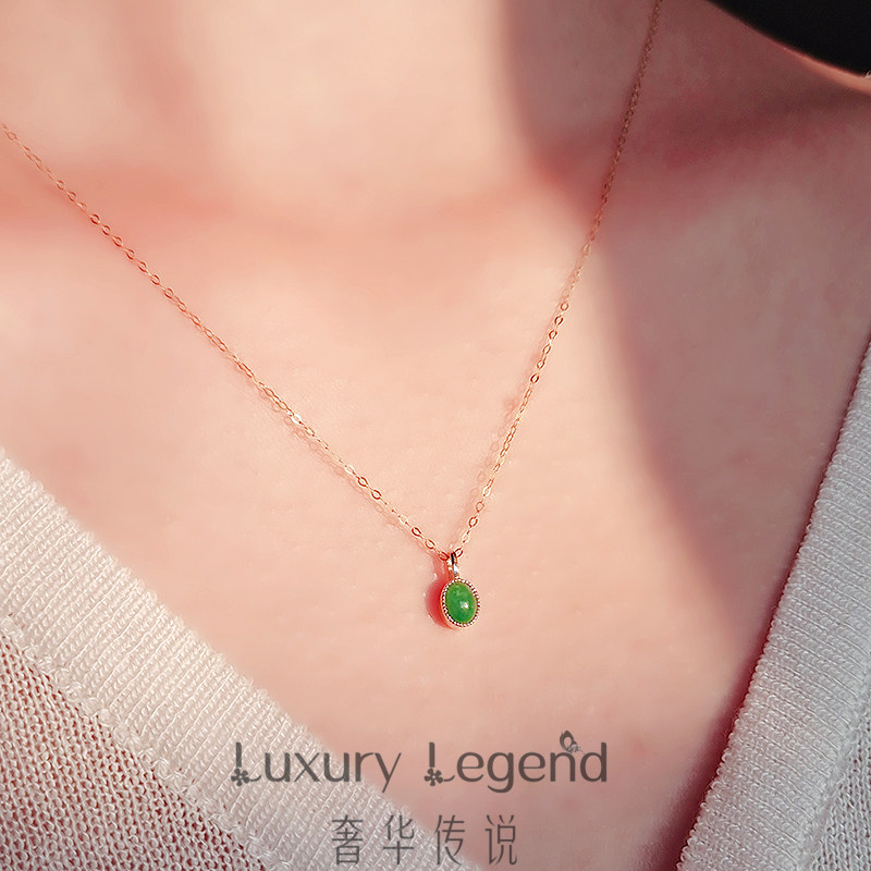 奢华传说梨涡比绿豆大点迷你款女 luxurylegend颈饰