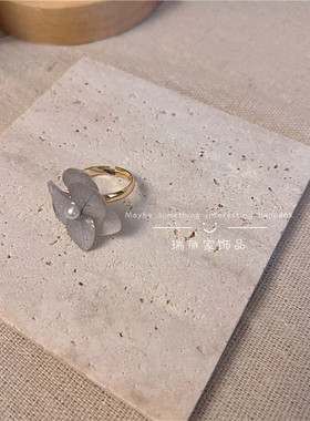 女干花原创设计玫瑰戒指