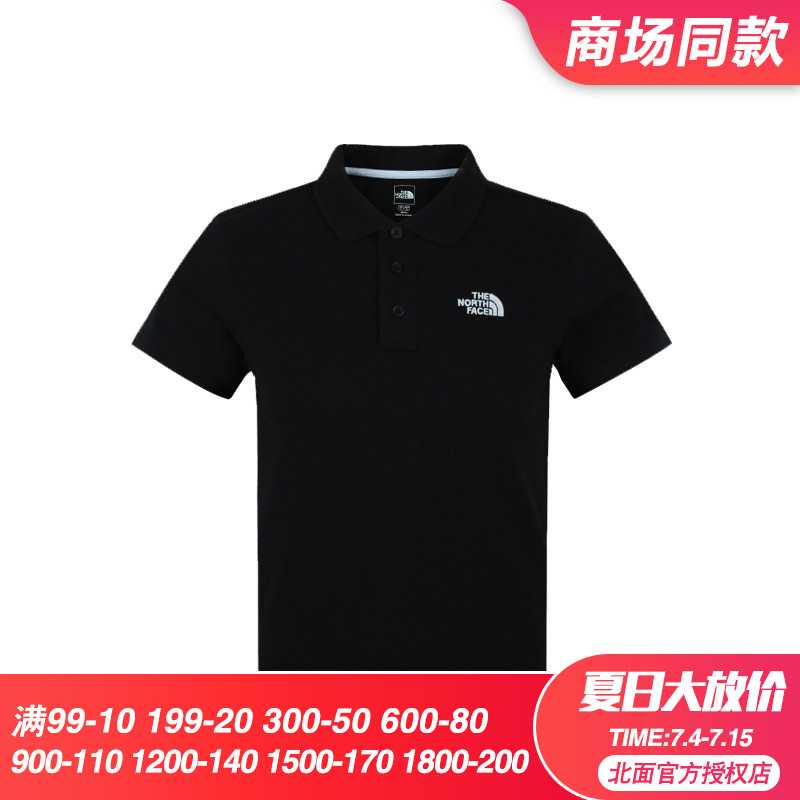 【經典款】春夏the north face北面t恤男戶外polo短袖CZM2/3VRA