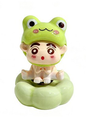 景德镇陶瓷可爱蜡笔小新转转摆件家居装饰品创意礼品送礼佳品摆件