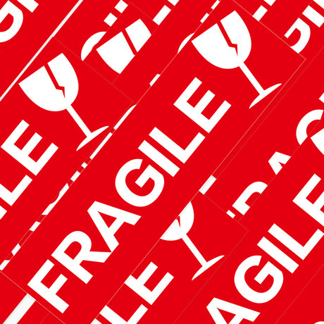 fragile suitcase sticker