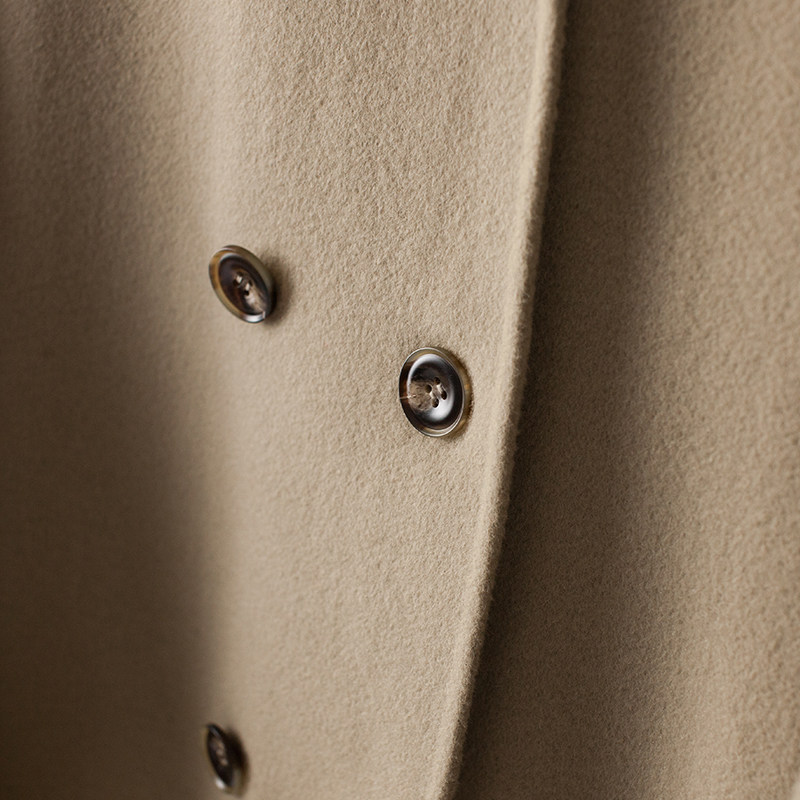 双面中长款宽松2022秋冬潮羊绒大衣 bxv服饰毛呢外套