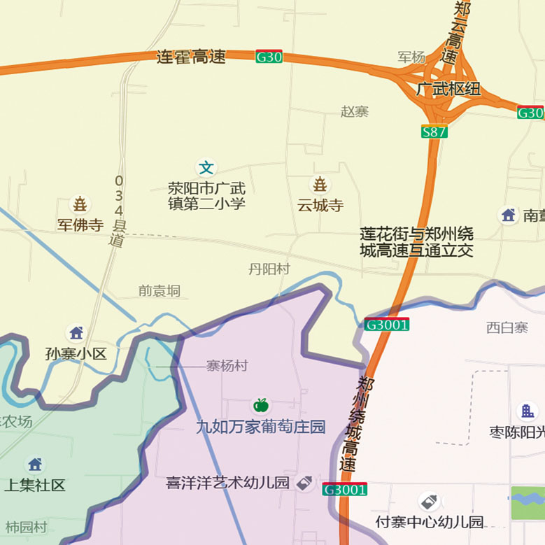 2024新款荥阳市地图贴图办公室挂图高清防水墙壁贴超大装饰画定制 - 图2